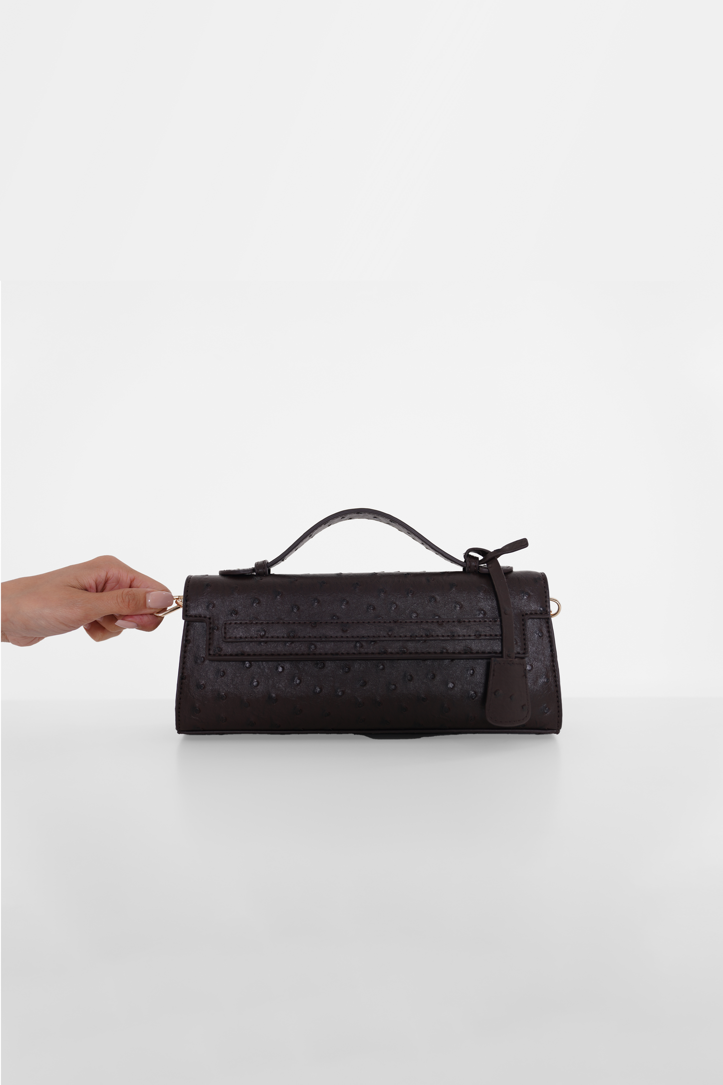 Bella Clutch - Chocolate Brown