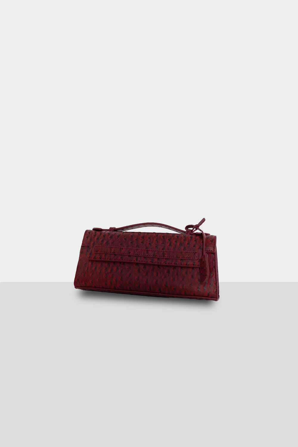 Bella Clutch - Ruby Burgundy