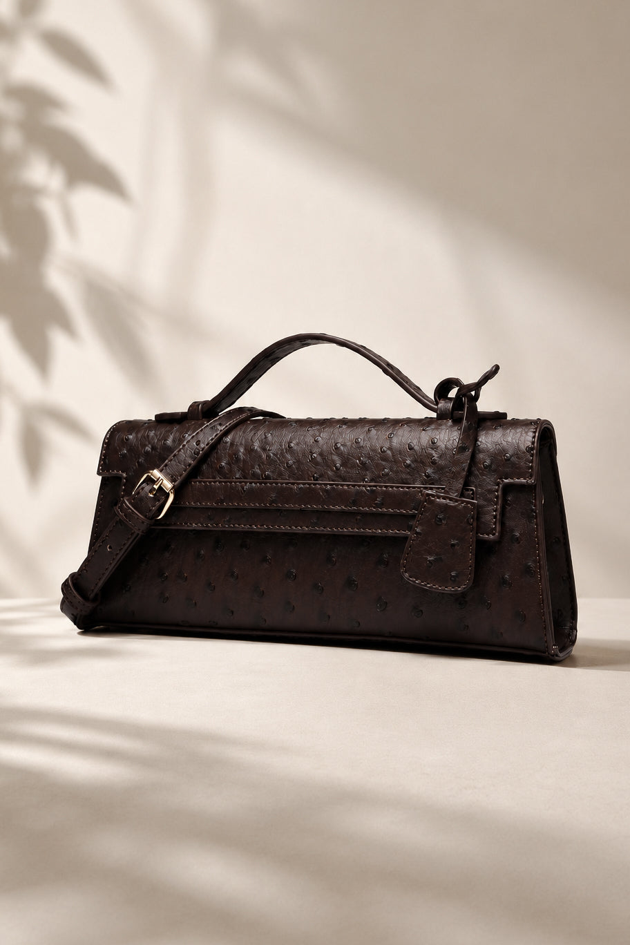 Bella Clutch - Chocolate Brown